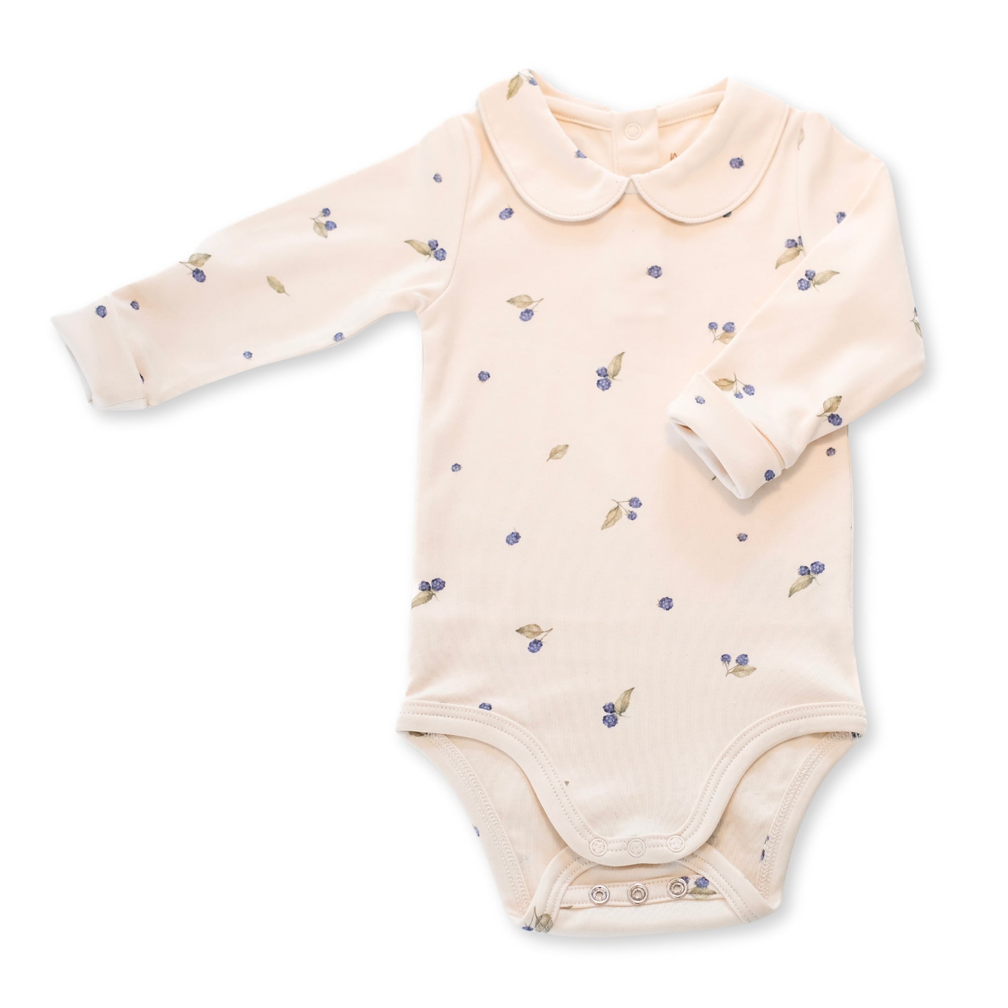 Body con estampado botánico en 100% algodón pima orgánico